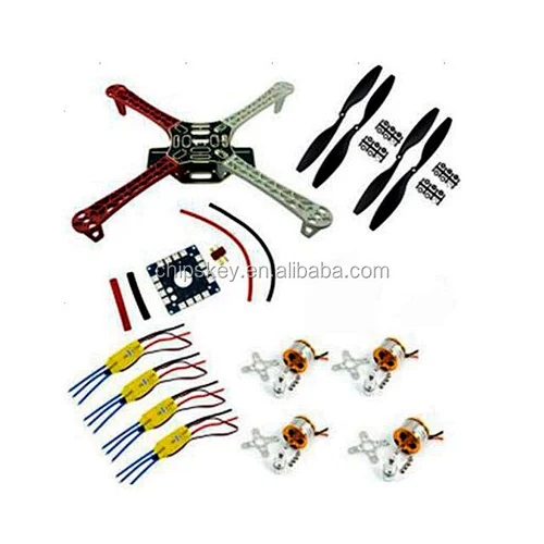 4-axis flight suits 450 Rack + Motor + ESC + Propeller