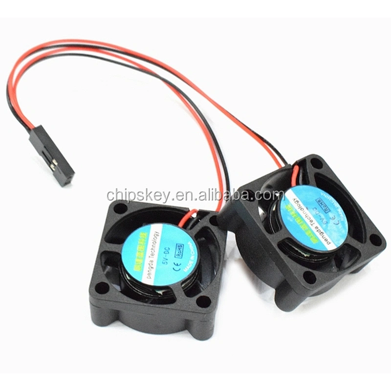 Dual Fan Heatsink with Double Cooling Fans Reduce up to 20 Degrees For Raspberry Pi 3 / 2 / NESPi Case
