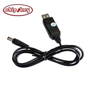 USB boost line DC TO DC / 12V charging treasure / 5V boost 12V module / 12V interface 5.5 * 2.1MM