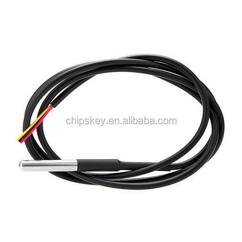 Stainless steel package a waterproof DS18B20 temperature probe temperature sensor