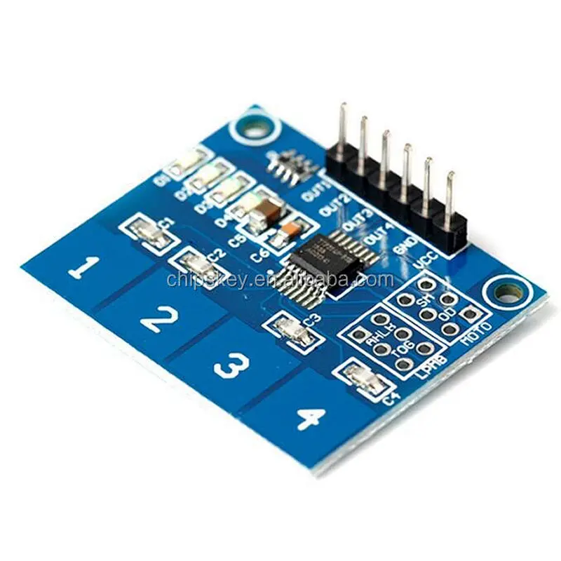 TTP224 4-way Capacitive Touch switch Digital Touch Sensor Module