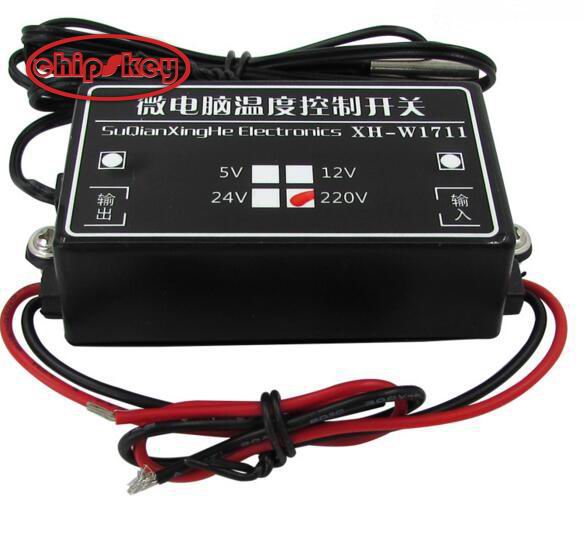 XH-W1711 Temperature control switch Adjustable instruction type High precision thermostat 5V12V24V220V