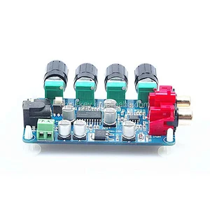 LM1036 + NE5532 Tone Plate With Preamp Tone Board