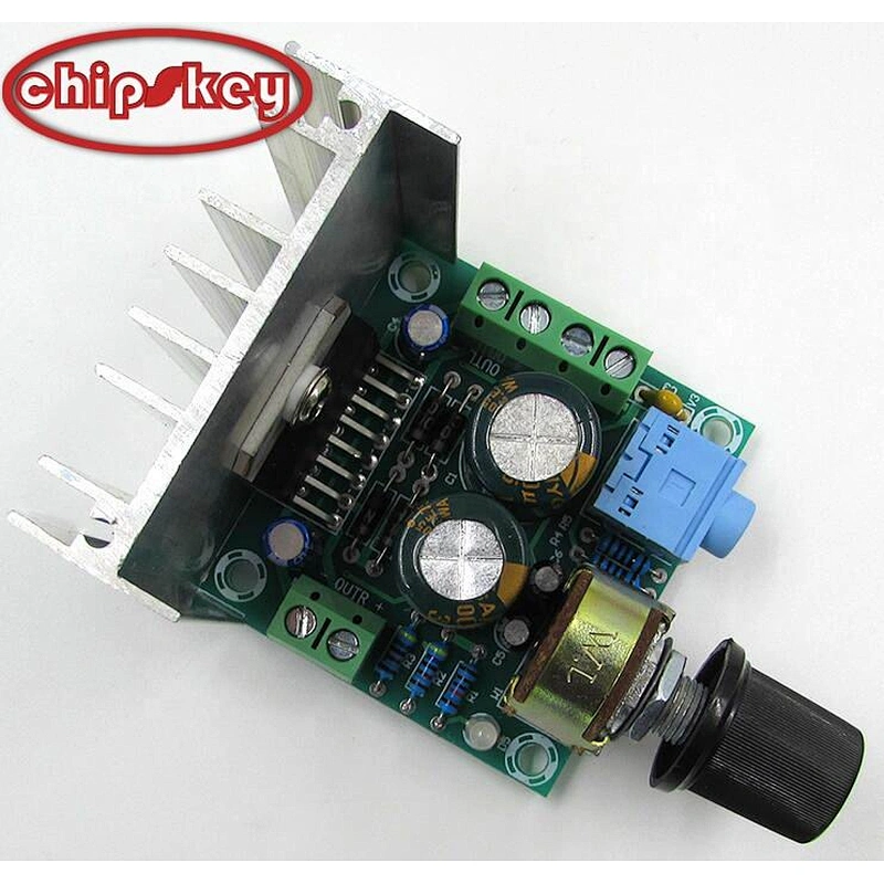 Chipskey TDA7297 dual - channel finished amplifier board 15W*2 new improvement program AC/DC12V XH-M147