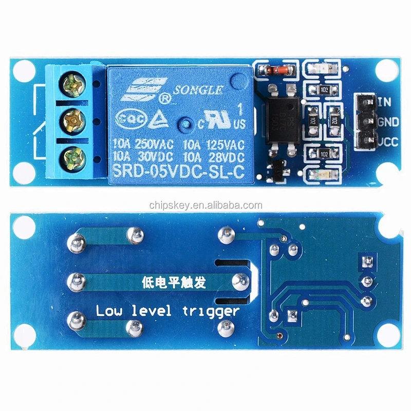 5V 1Channel Relay Module With Optocoupler