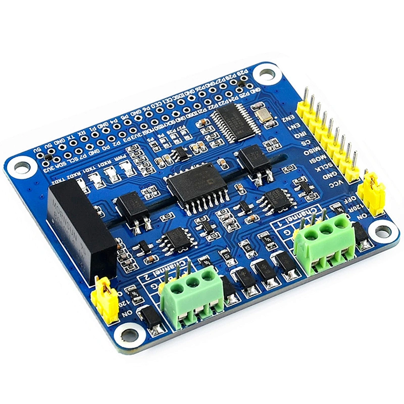 2-Channel Isolated RS485 Expansion HAT for Raspberry Pi