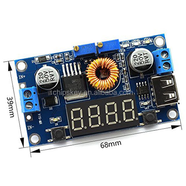 LM2596 DC Buck Volt Regulator Converters Constant Voltage & Current 5-36V to 1.25-32V 5A 75W Step Down LED Driver Switching Powe