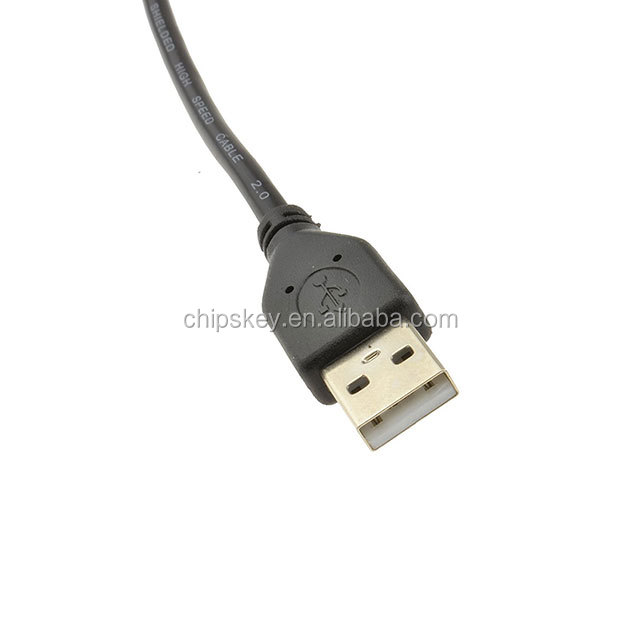 USB 2.0 A male to female socket panel mount with Screws cable cord 30cm