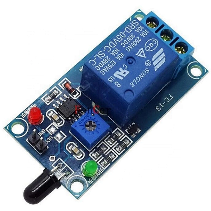 The flame sensor relay module combo