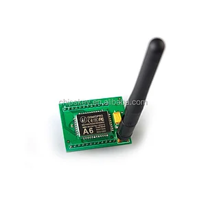 A6 GPRS GSM Module Adapter Board Plate Quad-band 850 900 1800 1900MHZ + Antenna