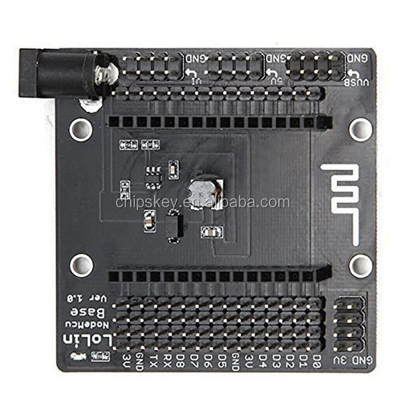 NodeMcu base ESP8266 Shield testing DIY Breadboard