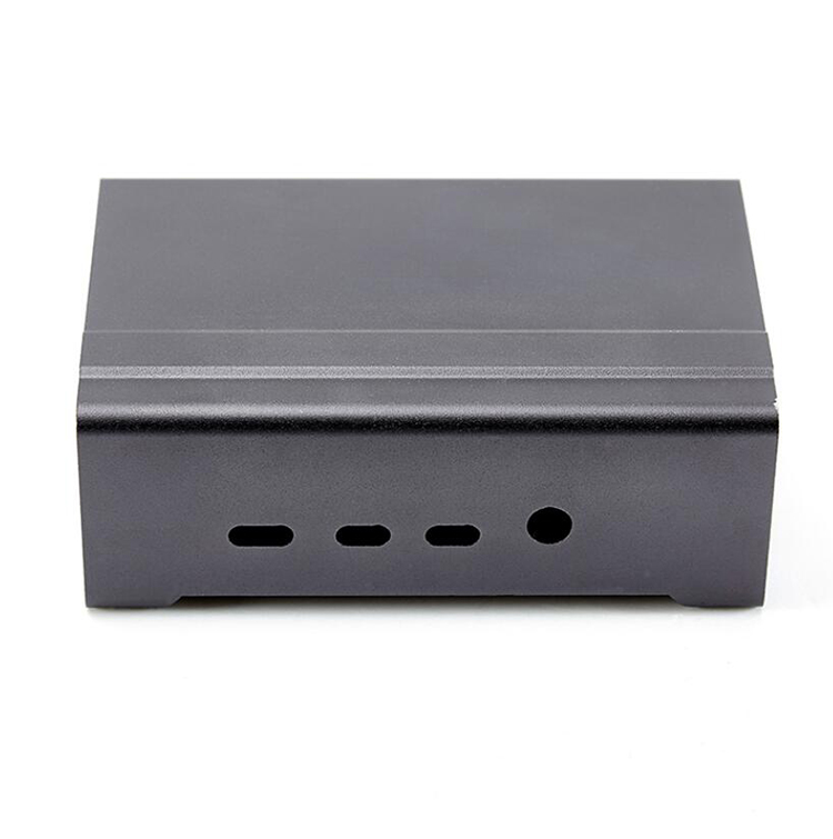 Grey R PI 4 Aluminum Case with Fan
