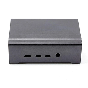 Grey R PI 4 Aluminum Case with Fan