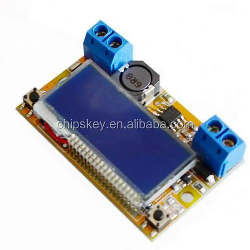 Adjustable DC DC Buck Converter Voltage Regulator Step Down Power Supply Ammeter Voltmeter Volt Amp DC5-23V to 0-16.5V 5V 20V