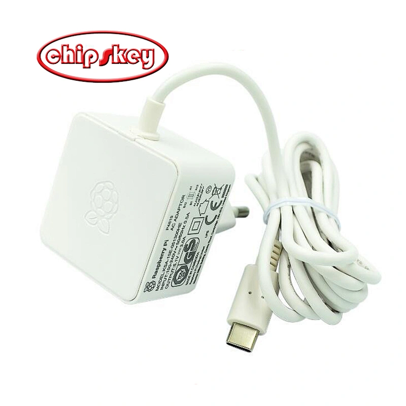 Raspberry PI 5V 3A Type C Power Adapter/EU Plug