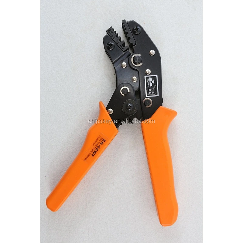 SN-06WF Round wire wiring the bare terminal fork copper ends of OT line nose UT cold pressed terminal crimping tool SN06
