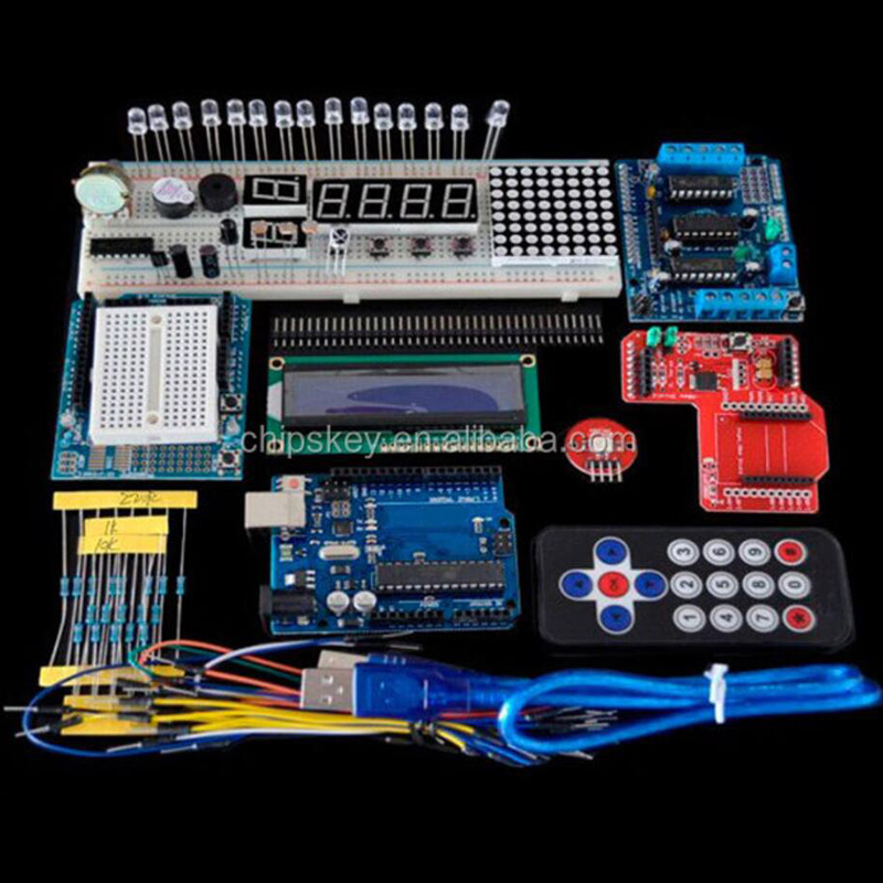 ATMEGA328P Development Board+ L293D motor driver + wireless module starter kit