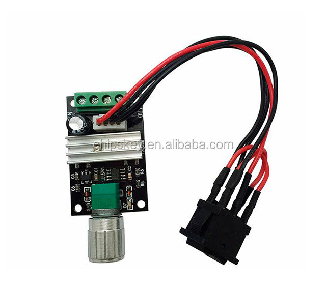 PWM DC motor speed control switch 6V12V24V 3A switch with forward and reverse function Motor Regulator