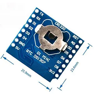 RTC DS1307 Real Time Clock DataLog Shield for Micro SD WeMos D1