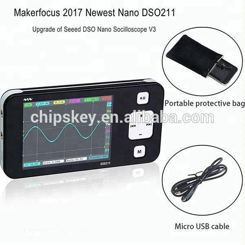 Portable Digital Storage Oscilloscope DSO201 DIY Kit0A2
