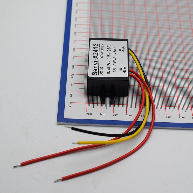 Waterproof DC Power Converter 24V Step Down to 12V 3A 36W Power Supply Module