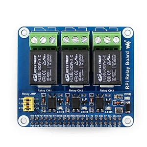 3-Channel 5V Raspberry pi relay Shield Module Extension board Shield for Raspberry Pi A+ B+ 2 B/3B/3B+
