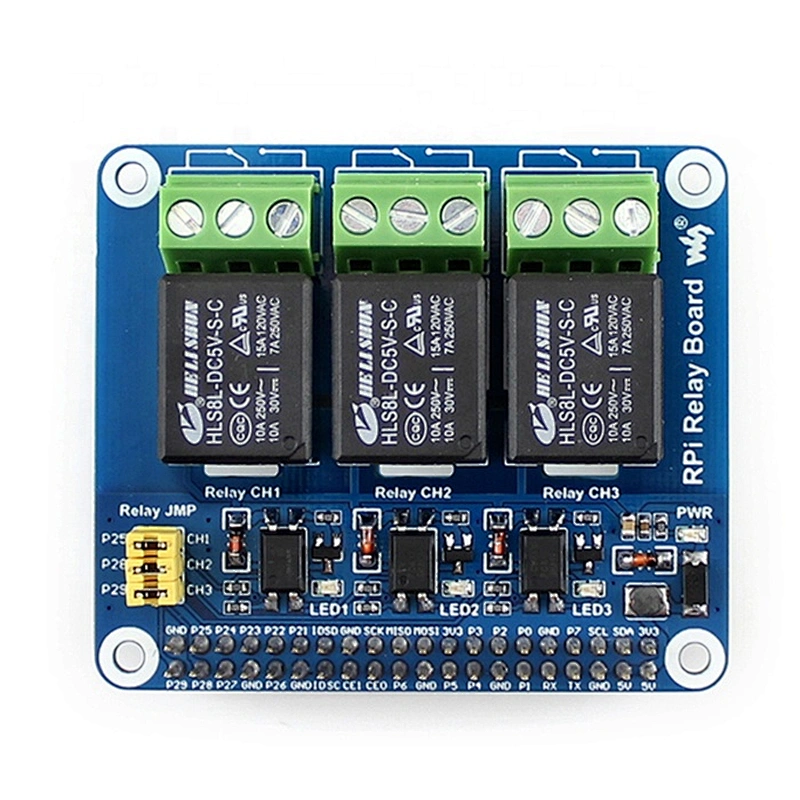3-Channel 5V Raspberry pi relay Shield Module Extension board Shield for Raspberry Pi A+ B+ 2 B/3B/3B+