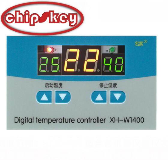 Chipskey XH-W1400 digital temperature controller embedded cabinet digital temperature controller control board Panel three