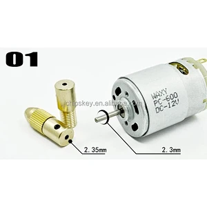 Drill Chuck socket+cup + 0.5 1.0 1.5 2.5 3.0mm