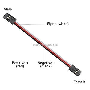 JR-JR Servo Extension Wire Cable Female to Female