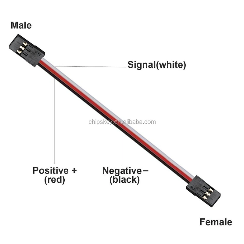 JR-JR Servo Extension Wire Cable Female to Female