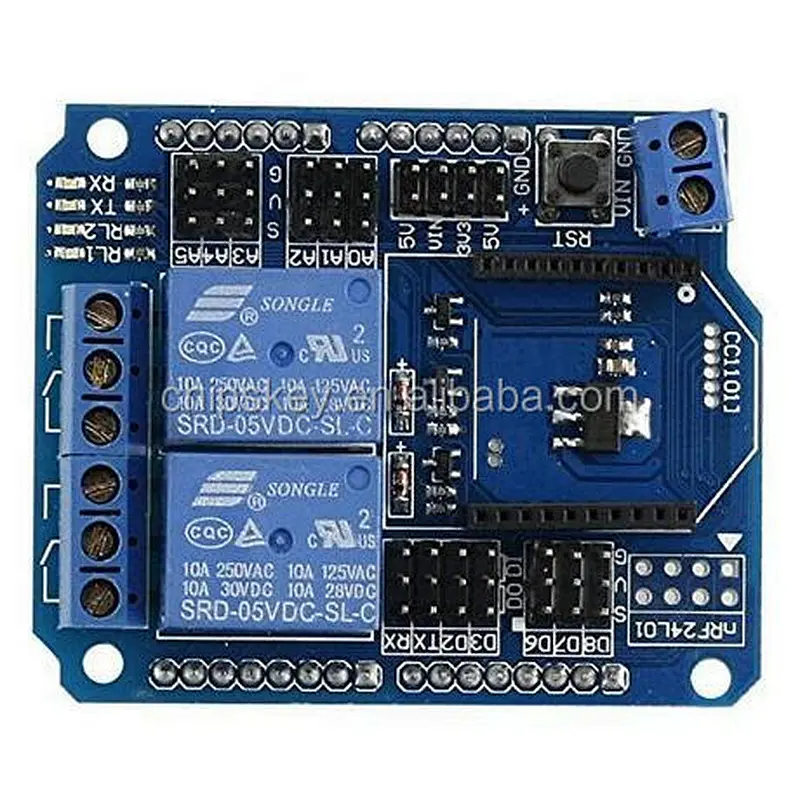 2 Channel Relay XBee BTBee Shield