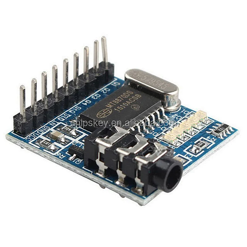 DTMF audio Decoder Speech decoding module Voice/telephone Module MT8870
