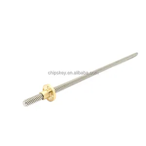 T8-2-D8 screw; Screw diameter of 8mm 8mm pitch 2mm lead screw length 300mm