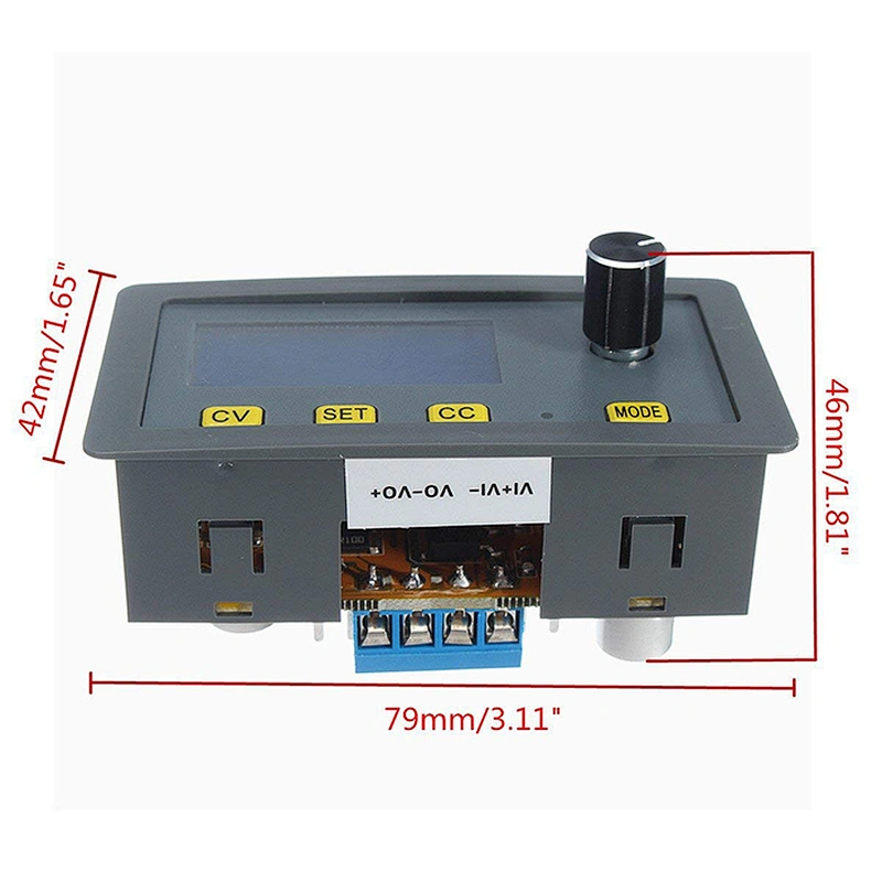 Adjustable 5A LCD Digital Step Down Power Supply 6V-32V to 0-32V
