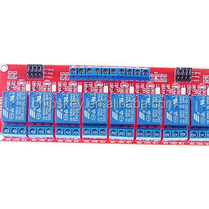 8 Channel 5V/9V/12V/24V relay with Optcoupter, each Channel can cutover high/low Level For Arduinos