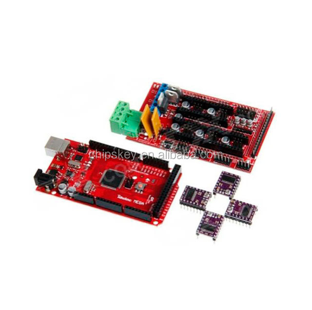 Reprap 3D Printer Full Set Kit Mega 2560 + RAMP 1.4 Extend Shield +4pcs DRV8825 Stepper Driver Set