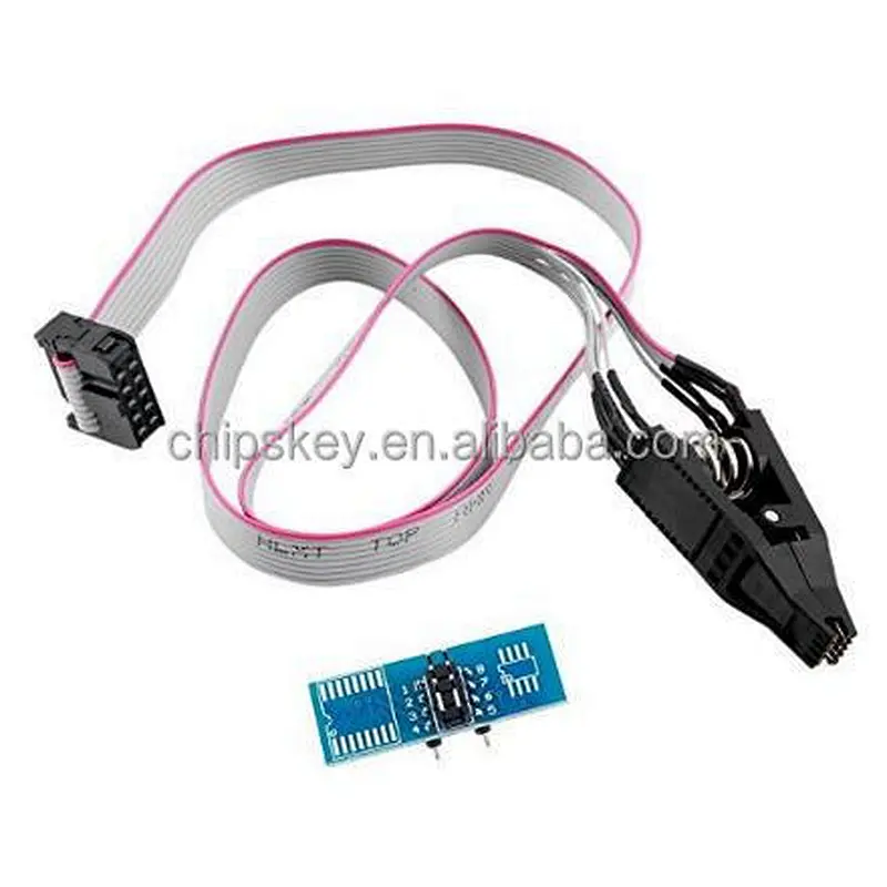 SOIC8 SOP8 narrow / wide bod IC Clip BIOS flash clip suitable 24,932,526 etc