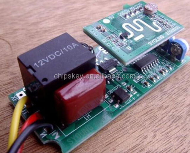 220V 0-6meters intelligent body microwave radar switch sensor