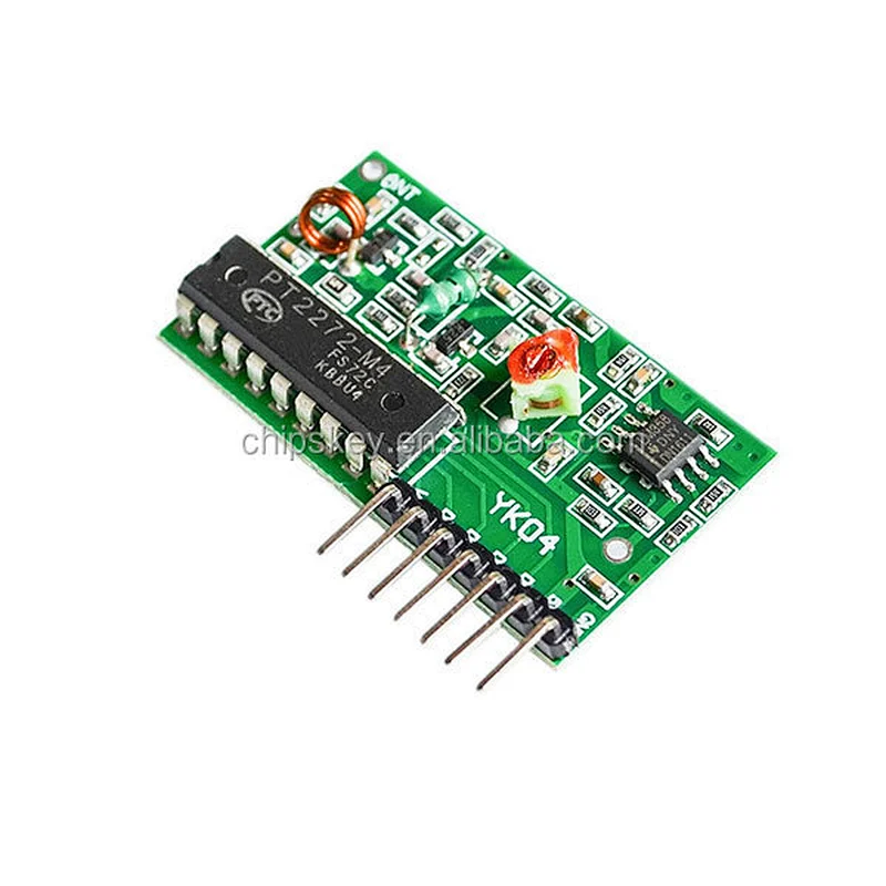 2262/2272 four-way wireless remote control kit M4 non-lock receiver plate , four-button wireless remote control