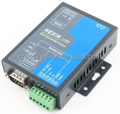 HEXIN 2108M RS232 to RS485 converter with RJ45 port 24V