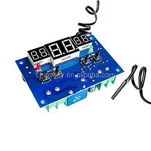 XH-W1401 Intelligent Digital Temperature Controller Detect 10A 12V 220V With NTC Sensor Three Window Synchronous Red LED Display