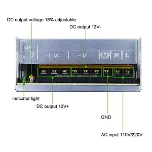 AC to DC Power Supply 220V AC to DC 12V 30A For 3D Printer