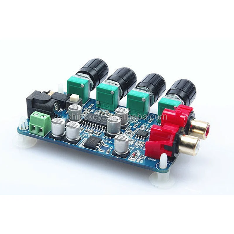 LM1036 + NE5532 Tone Plate With Preamp Tone Board