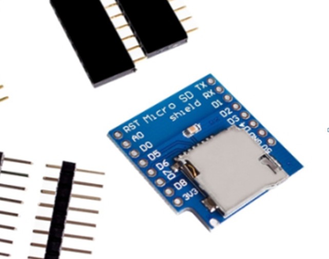 Chipskey WeMos D1 Mini Micro SD Card Shield for D1 Mini WiFi ESP8266 TF Card Module With Pins