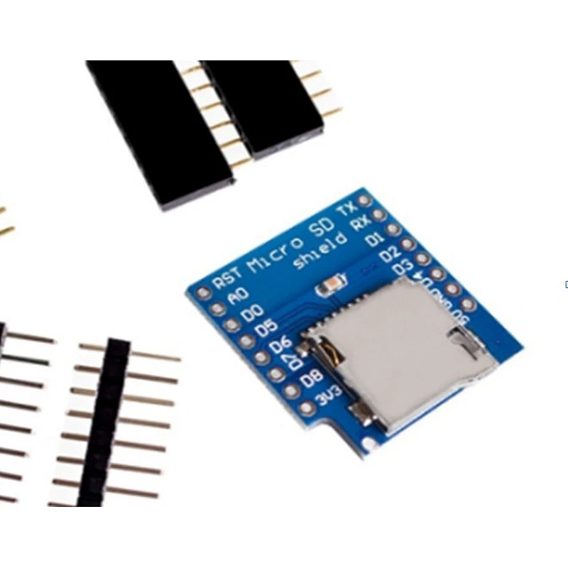 Chipskey WeMos D1 Mini Micro SD Card Shield for D1 Mini WiFi ESP8266 TF Card Module With Pins