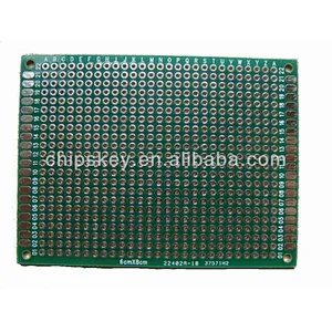 60*80mm Double-Side Prototype Board PCB, FR-4 Glass Fiber