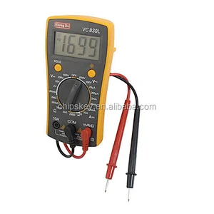 AC DC Voltage Current Testing Gauge Digital Multimeter Multiester VC830L