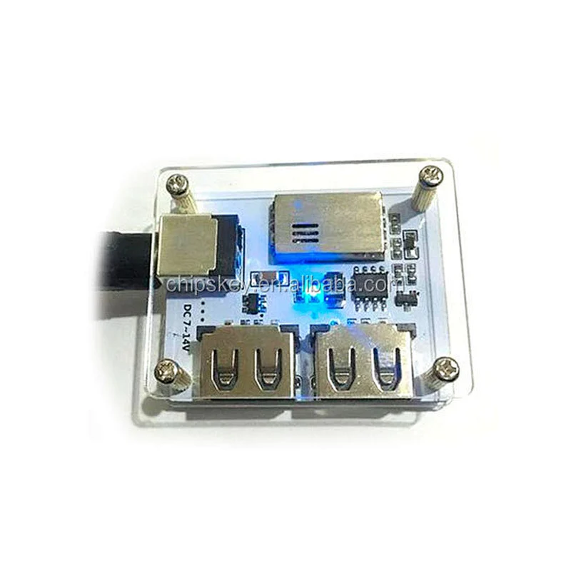 Mini Dual USB Charger / 9V / 12V turn 5V4A / DC-DC step-down module