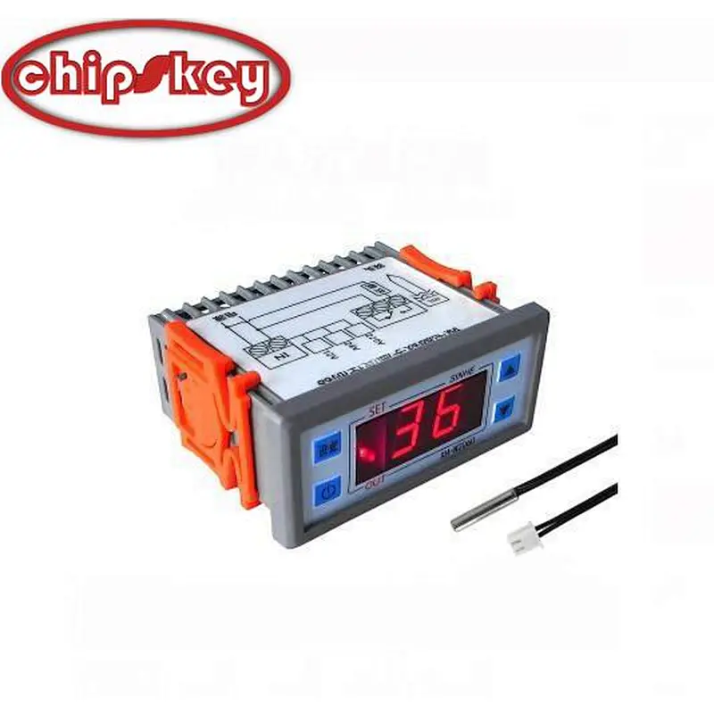 XH-W2060 embedded digital thermostat Cabinet cold cabinet cold storage thermostat Temperature Controller temperature control